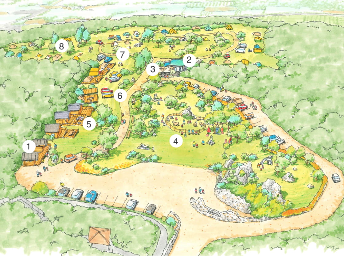 施設の案内図