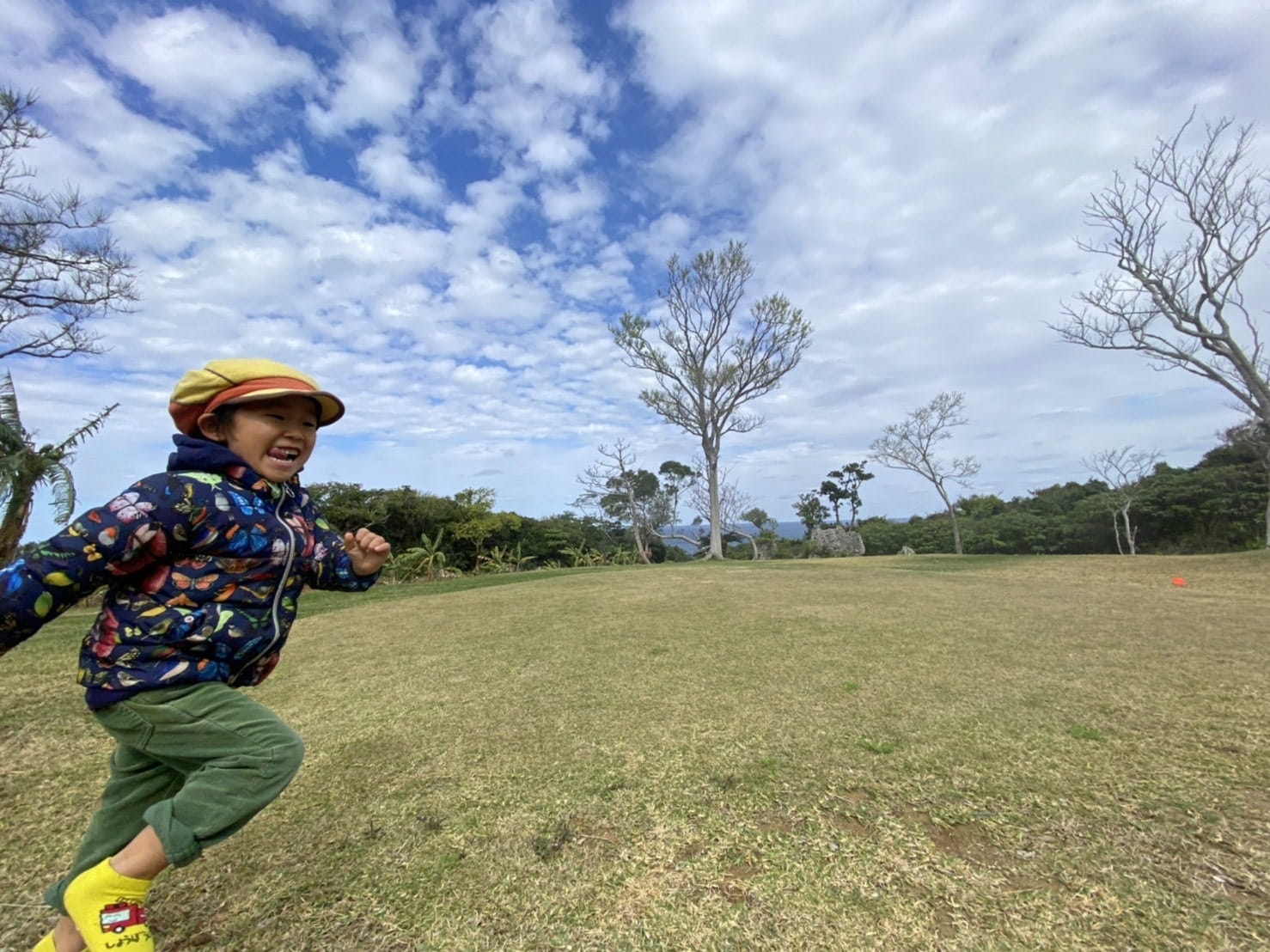 走っている子ども